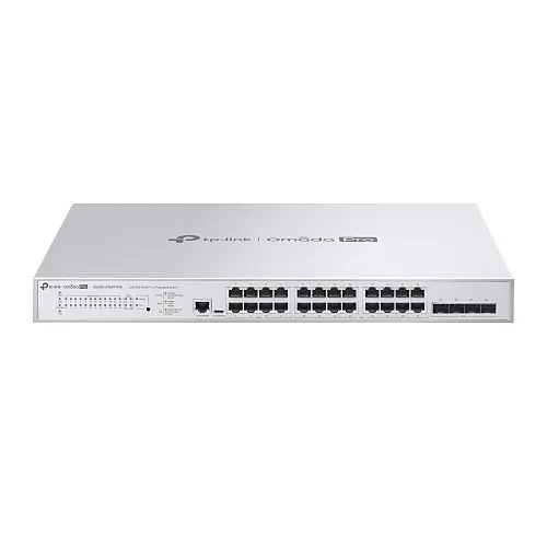 TP-Link S5500-24MPP4XF Omada Pro 24-Port PoE+ 2.5G L2+ Managed Switch with 4 SFP+ Slots