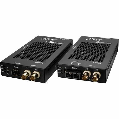 Lantronix S6210-3040-LA DS3-T3 Coax to Fiber Converter, 3-Channel, Local Area Network