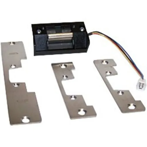 RCI S65ULMKM 6 Series Centerline Electric Strike with Latch and Keeper Monitor, Includes Universal, Includes 3 Faceplates (04, 08, 14)