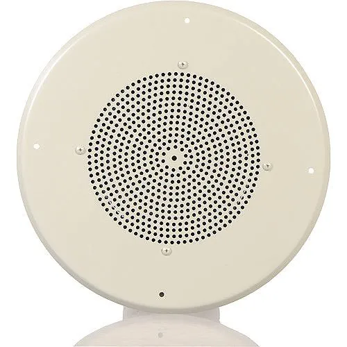 Bogen S86T725PG8W Ceiling Speaker Assembly with S86 8" Cone with Off White Grille