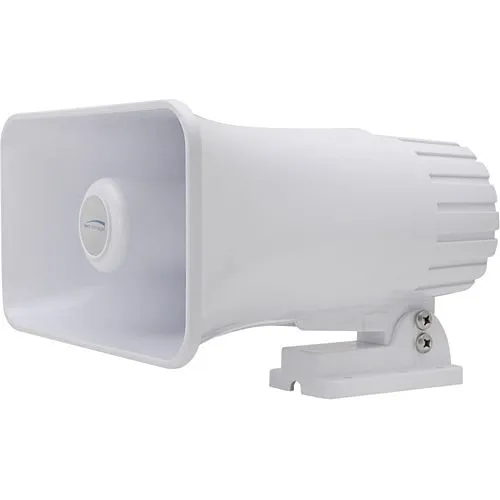 Speco SA-15RP 5" 8" Dual Tone Alarm Siren, 30W, White