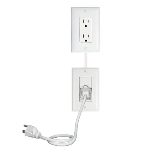 Sanus SA-IWBIWP1-W1 In-Wall Power Kit for TV Media Box, 6' Cable, White