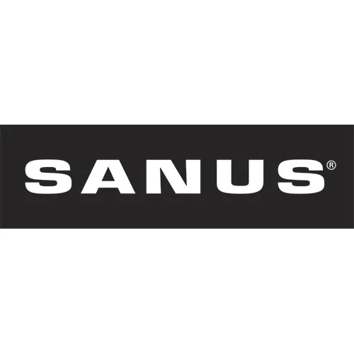 Sanus SA-IWCM1-LA1 In‑Wall Cable Management Brush Wall Plate, Light Almond