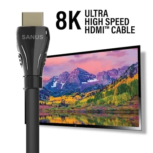 Sanus SAC-21HDMI4 Ultra High Speed HDMI, In-Wall Rated, 4m