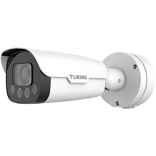 Turing Video TP-MMB2AV5L TwilightVision 2MP IR Bullet Camera, 5-50mm Motorized Lens, White