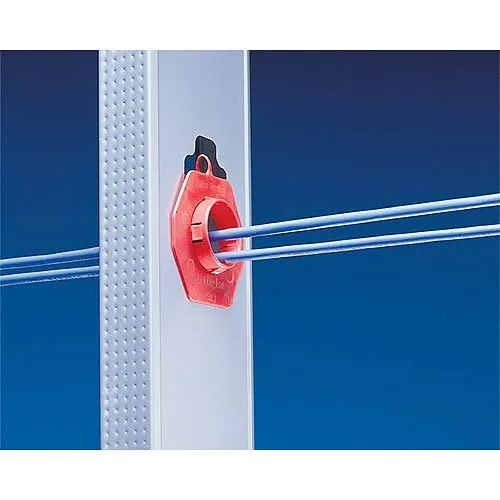 Arlington SB13 Non-Metallic Bushing for Metal Studs 2 x 4 Stud Size, Red