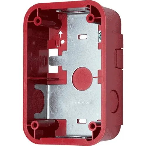 System Sensor SBBGRL L-Series, Compact Footprint, Wall Surface-Mountable Back Box, Red