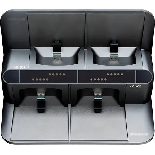 Shure SBC450-US 4-Bay Networked Docking Station
