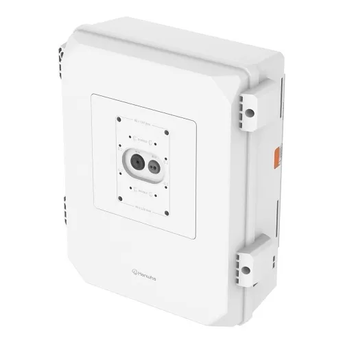 Hanwha SBP-150NBW Installation Cabinet, Polycarbonate and Aluminum, IP66, IK10, White