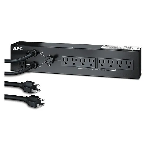 APC SBP1500RM Service Bypass PDU, 120V 15A with (8) NEMA - 15R