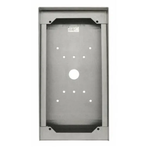 Aiphone SBX-DVF-P Stainless-Steel Surface Mount Box for Card Reader Door Stations