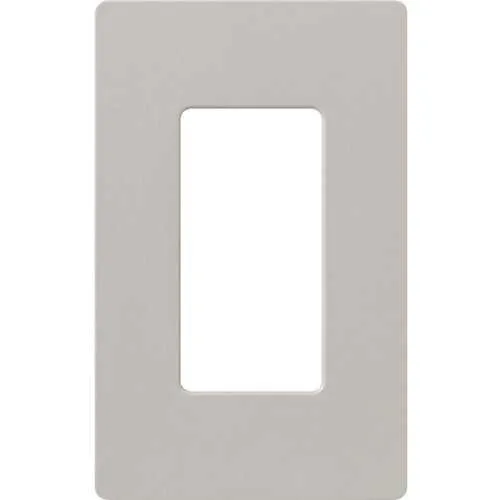 Lutron SC-1-TP Claro Satin Screwless Wall Plate 1-Gang, Taupe