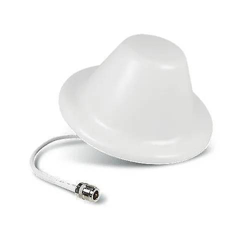 SureCall SC-222W N-Female Connector Indoor DomeWide Band Ceiling Mount Atenna, to 5dv, (Includes Mounting Kit, 698 2700 MHz)