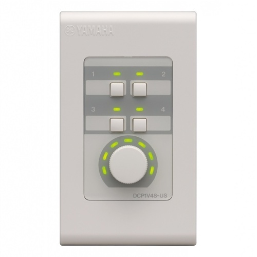 Yamaha DCP1V4S-US Digital Control Panel for Processors / Amplifiers MTX / MRX / MA / PA, 1-Rotary, 4-Button