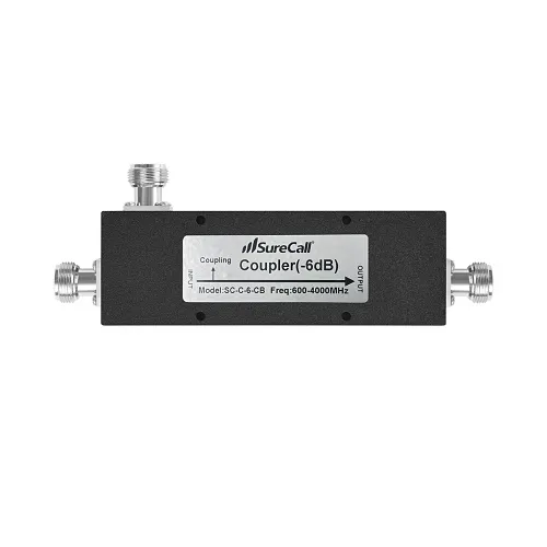SureCall SC-C-6-CB UWB Coupler with N-Female Connectors, 6dB, 600-4000MHz