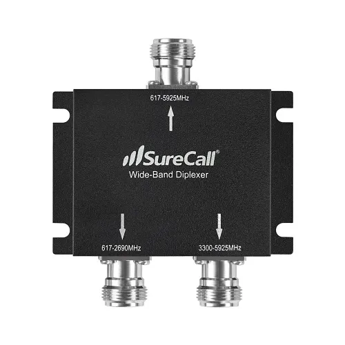 SureCall SC-DPLX-UWB-2 Ultra-Wideband Duplexer for Cellular Signal Booster Systems