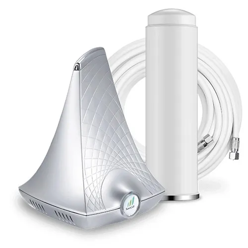 SureCall SC-POLY-DT-O-KIT Flare In‑Home Cellular Signal Booster, Omni Antenna, Up to 2,500 sq ft Coverage