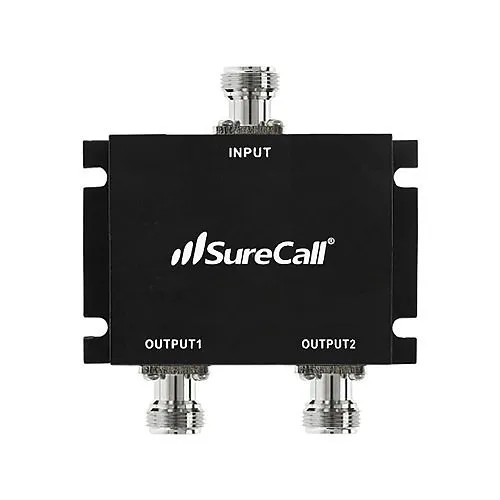 SureCall SC-WS-2-5G 3.7 3.47" 0.83", 2-Way Ultra Wide Band Splitter, 600-2800 Mhz