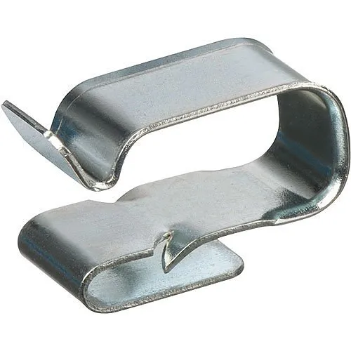 Arlington SC100 Plated Spring Steel Wire Clip, Silver