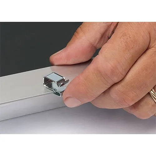 Arlington SC100 Plated Spring Steel Wire Clip, Silver