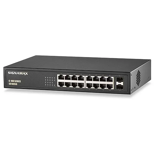 Signamax SC10050 16-Port Gigabit PoE Switch