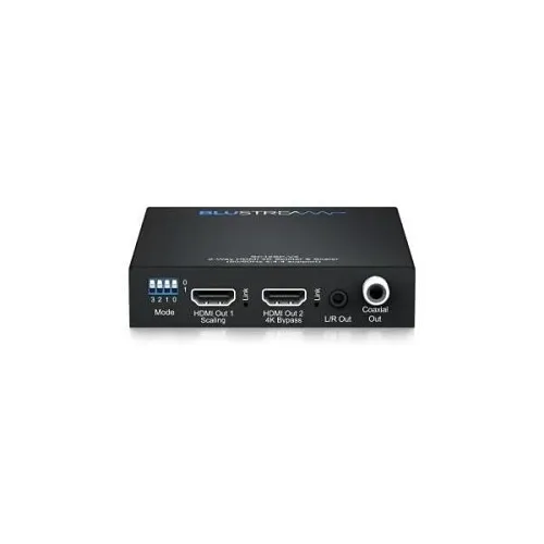 Blustream SC12SP‑V2 4K HDMI 1x2 Splitter with Built‑In Down‑Scaler, Audio Breakout, EDID Management