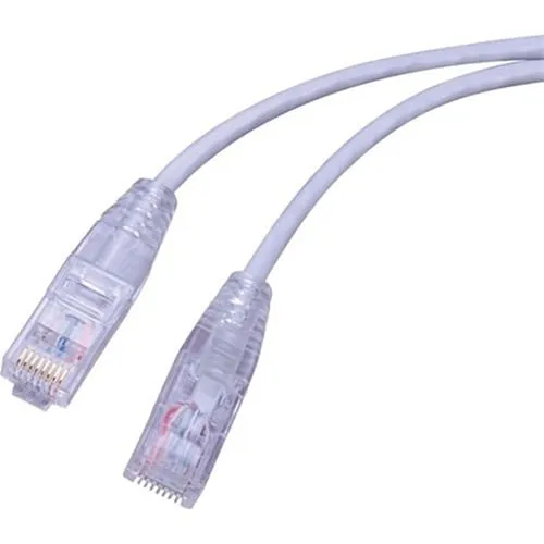 Vanco SCAT6-14WH Super Slim CAT6, UTP, 550MHz Network Patch Cable, 14', Non Booted, White