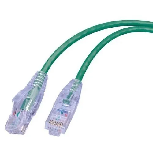 Vanco SCAT6-1GN 1' Super Slim Category 6 UTP 550MHz Network Patch Cable with RJ45 Plugs, Green