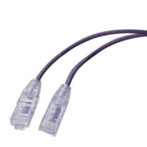 Vanco SCAT6-1PU Super Slim CAT6 Network Patch Cable, 1', Purple