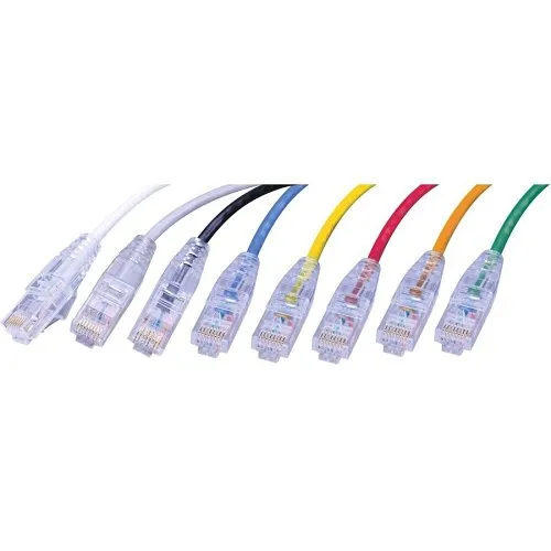 Vanco SCAT6-1WH Super Slim Category 6 (UTP) 550 MHz Network Patch Cable, Non Booted, White, 1ft
