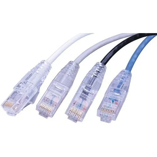 Vanco SCAT6-3WH 3' Super Slim CAT6, UTP, 550MHz Network Patch Cable, Non Booted, White