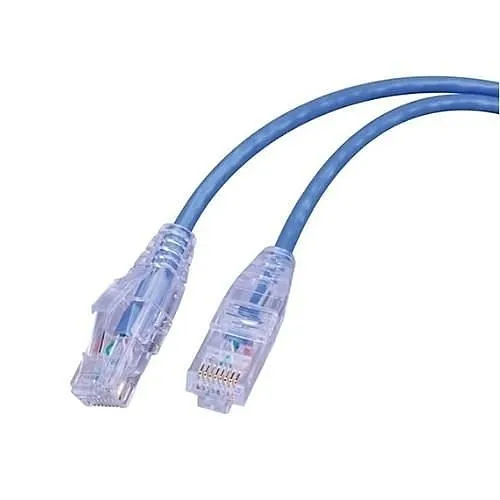 Vanco SCAT6-6INBU CAT6 Super Slim Cable, 6", Blue