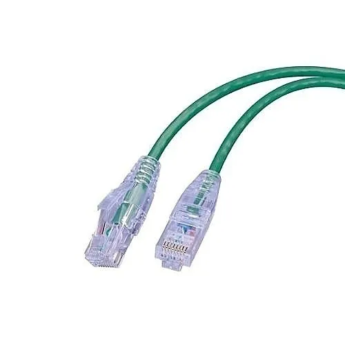 Vanco SCAT6-6INGN Super Slim 6" CAT6 (UTP) 550 MHz Network Patch Cable, Snagless Strain Relief Ends, Green
