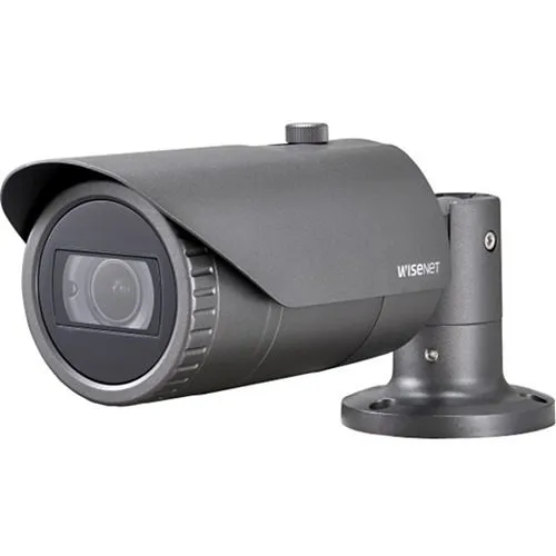 Hanwha SCO-6085R HD+ Series 2MP Analog IR Bullet Camera, 3.2-10mm Varifocal Lens, Dark Gray