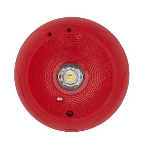 System Sensor SCRLED-P Series Ceiling Mount Strobe with LED, Non-Label, Red