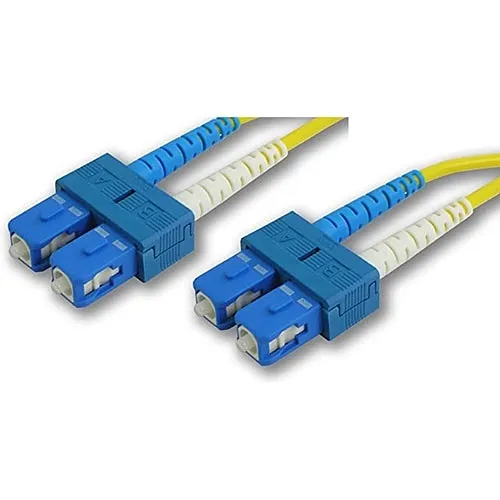 Lynn Electronics SCSCDUPSM-3M Optilink SM Duplex SC SC Fiber Optic Patch Cable Blue, White, 3m