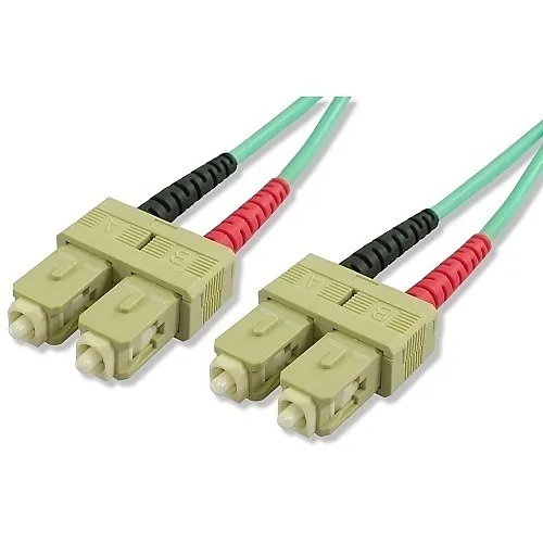 Lynn Electronics SCST-10GIG-2M Multimode SC-ST Fiber Patch Cord, 2m