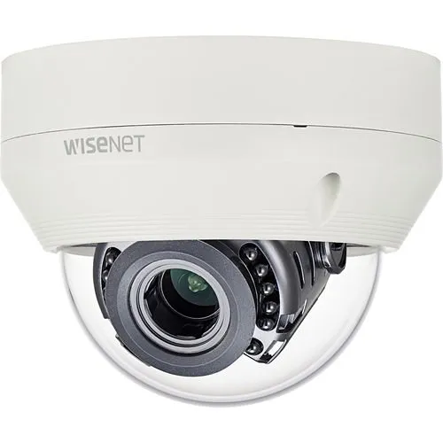 Hanwha SCV-6085R Wisenet 2MP Analog IR Vandal Dome Camera, 3.2-10mm Varifocal Lens