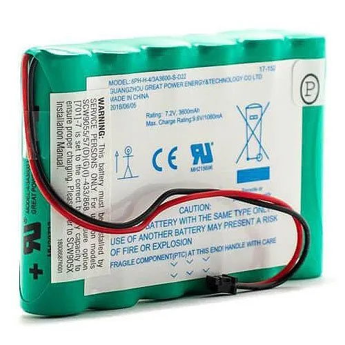 DSC SCW-BATTERYHC 7.2V 3.6Ah Ni-MH Battery for IMPASSA 2-Way Wireless Alarm Systems