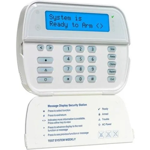 DSC SCW457J IMPASSA Stand Alone Unit, Includes 64-Zone Self-Contained Wireless Alarm with Built-in Two-Way Voice, JP1000 Telephone Jack and Cord, PTD1640U Transformer, and SCW-BATTERYHC Battery