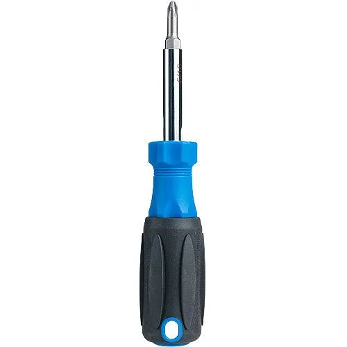 Jonard Tools SD-61 6-In-1 Multi-Bit Screwdriver with Phillips and Slotted Bits