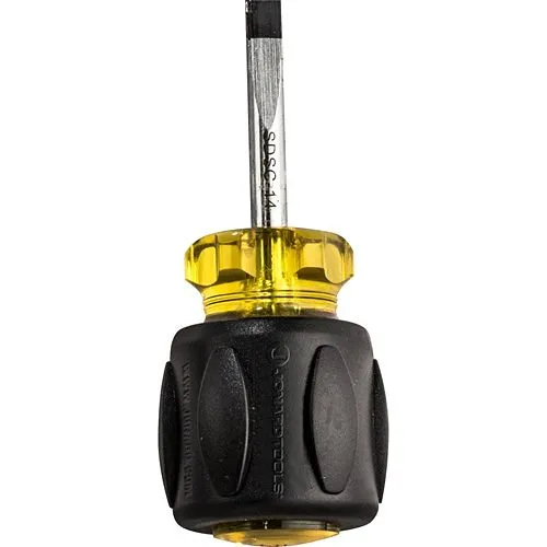 Jonard Tools SDSC-14 Cabinet Slotted Stubby Screwdriver, 1/4"x1.5"