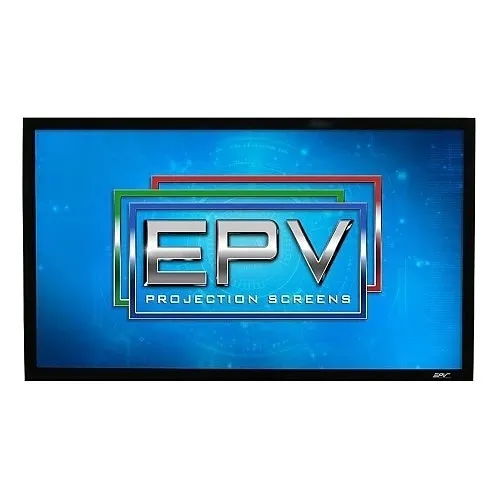 Elite Screens SE180WH1-A4K 180" diag. Acoustic Transparent Series Standard Edition A4K Fixed Frame Projection Screen, AcousticPro-4K Surface