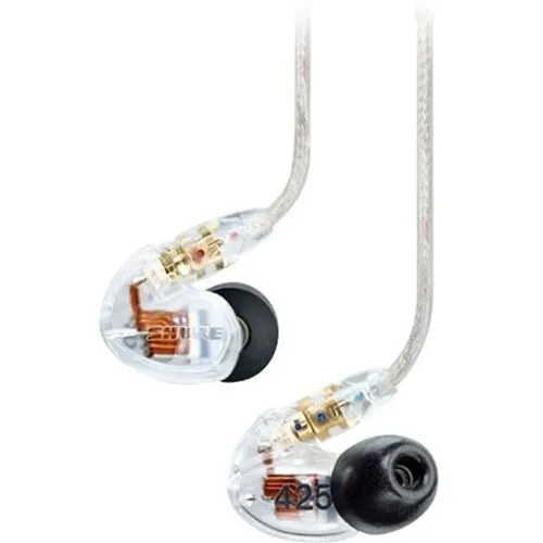 Shure SE425-CL Dual Driver Earphone with Detachable and Formable Wire