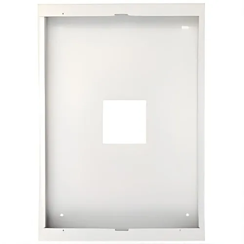 Quam SE9W 3/4" Deep Surface Mount Enclosure for C5/BU/CK1/S or C5/BU/CK1/D Clock Bafﬂe Assembly, White