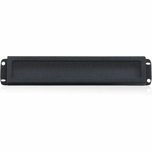 AtlasIED SEC2 19" Rack Mount Security Panel 2RU, Ebony Black