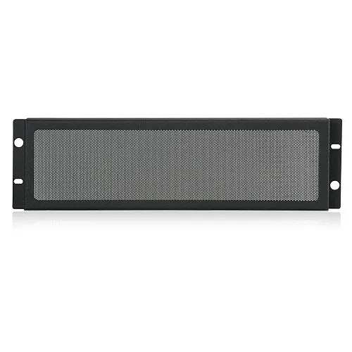 AtlasIED SEC3 19" Rack Mount Security Panel 3RU, Ebony Black