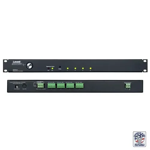 Lowell SEQR-4K Power Sequencer with Key Switch, 4-Step