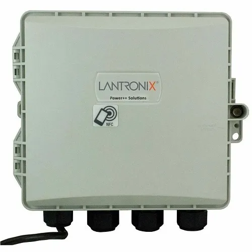 Lantronix SESPM1040-541-LT-AC-JP SESPM Series AC-Powered Self-Enclosed Switch, 4-Port 10/100/1000Base-T POE++ with Power Cord