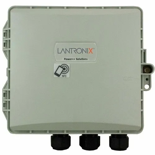 Lantronix SESPM1040-541-LT-PD Network Switch, 4-Port 10/100/1000BASE-T with PoE++ and Auxiliary Power